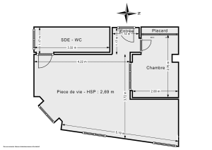 Appartement de 30.0 m² à Paris