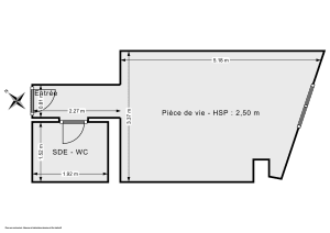 Appartement de 20.1 m² à Colombes