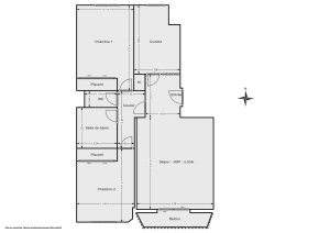 Appartement de 71.78 m² à Levallois-Perret