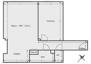 Appartement de 40.8 m² à Ivry-sur-Seine