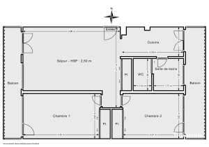 Appartement de 60.0 m² à Vincennes