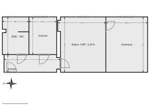 Appartement de 40.43 m² à Clichy