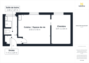Appartement de 31.55 m² à Vitry-sur-Seine