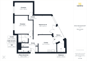 Appartement de 66.53 m² à Rezé