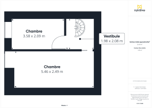 Appartement de 46.22 m² à Bordeaux