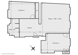 Appartement de 55.0 m² à Issy-les-Moulineaux