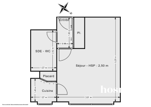 Appartement de 28.0 m² à Paris