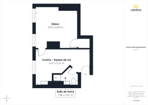 Appartement de 32.0 m² à Lyon