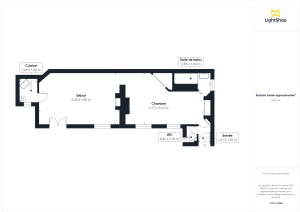 Appartement de 53.8 m² à Paris