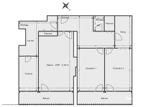 Appartement de 67.1 m² à Paris