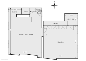 Appartement de 53.0 m² à Paris