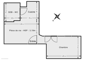 Appartement de 20.0 m² à Bordeaux