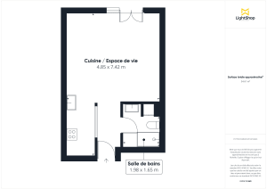 Appartement de 34.0 m² à Antony