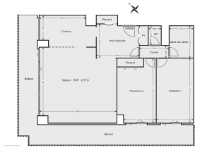 Appartement de 78.0 m² à Puteaux