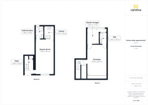 Appartement de 42.3 m² à Arcachon