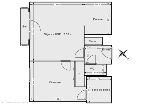 Appartement de 37.48 m² à Deuil-la-Barre