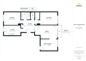 Appartement de 75.0 m² à Lyon