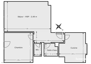 Appartement de 40.7 m² à Boulogne-Billancourt