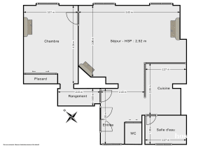 Appartement de 56.0 m² à Paris