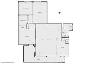 Appartement de 76.8 m² à Saint-Denis