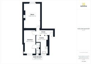 Appartement de 40.91 m² à Paris
