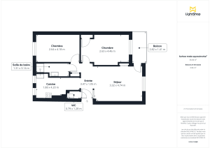 Appartement de 58.0 m² à Caluire-et-Cuire