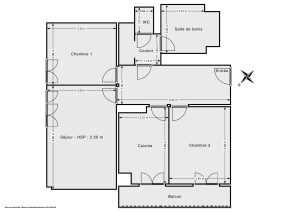 Appartement de 61.87 m² à Paris