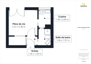 Appartement de 18.0 m² à Paris