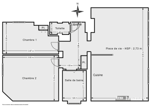 Appartement de 60.0 m² à Bois-Colombes