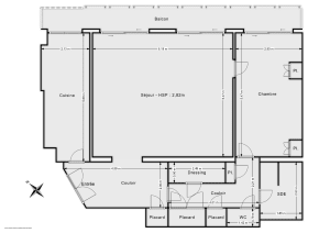 Appartement de 86.74 m² à Paris
