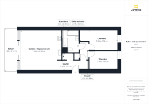 Appartement de 68.45 m² à Pantin