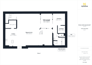Appartement de 132.59 m² à Bordeaux