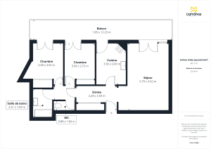 Appartement de 68.7 m² à Villeurbanne