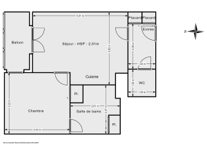 Appartement de 39.58 m² à Lyon