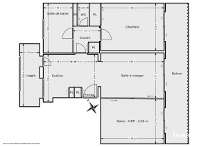 Appartement de 52.54 m² à Saint-Mandé