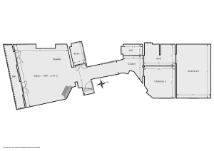 Appartement de 56.75 m² à Paris