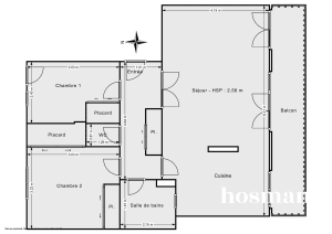 Appartement de 70.91 m² à Nantes