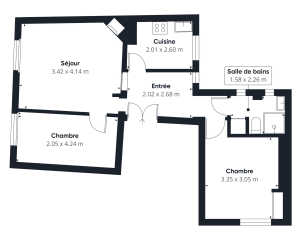 Appartement de 50.34 m² à Paris