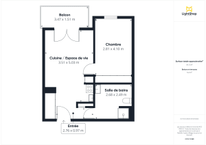 Appartement de 41.5 m² à Sautron