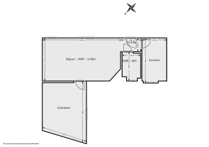 Appartement de 31.43 m² à Paris