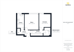 Appartement de 42.64 m² à Colombes