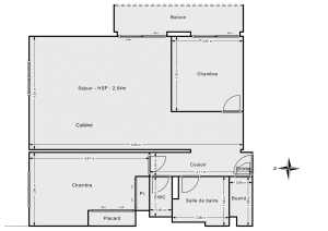 Appartement de 63.5 m² à Sainte-Foy-lès-Lyon