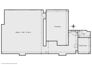 Appartement de 55.39 m² à Paris