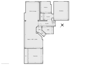 Appartement de 68.4 m² à Clichy
