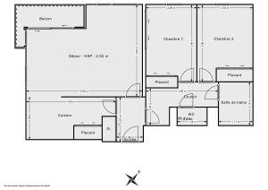 Appartement de 66.5 m² à Nantes