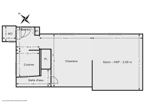 Appartement de 30.31 m² à Paris