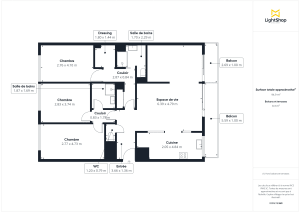 Appartement de 95.8 m² à Paris