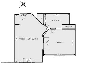 Appartement de 32.0 m² à Paris