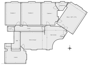 Appartement de 121.51 m² à Paris
