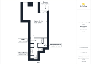 Appartement de 51.0 m² à Paris